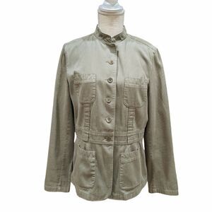 Gerald Darel Nolwenne Utility Jacket Khaki Green Size 10, 42